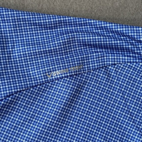 Callaway shirt Mens 4XL Blue Short Sleeve Opti Dri Polo Performance Golf - Picture 11 of 12